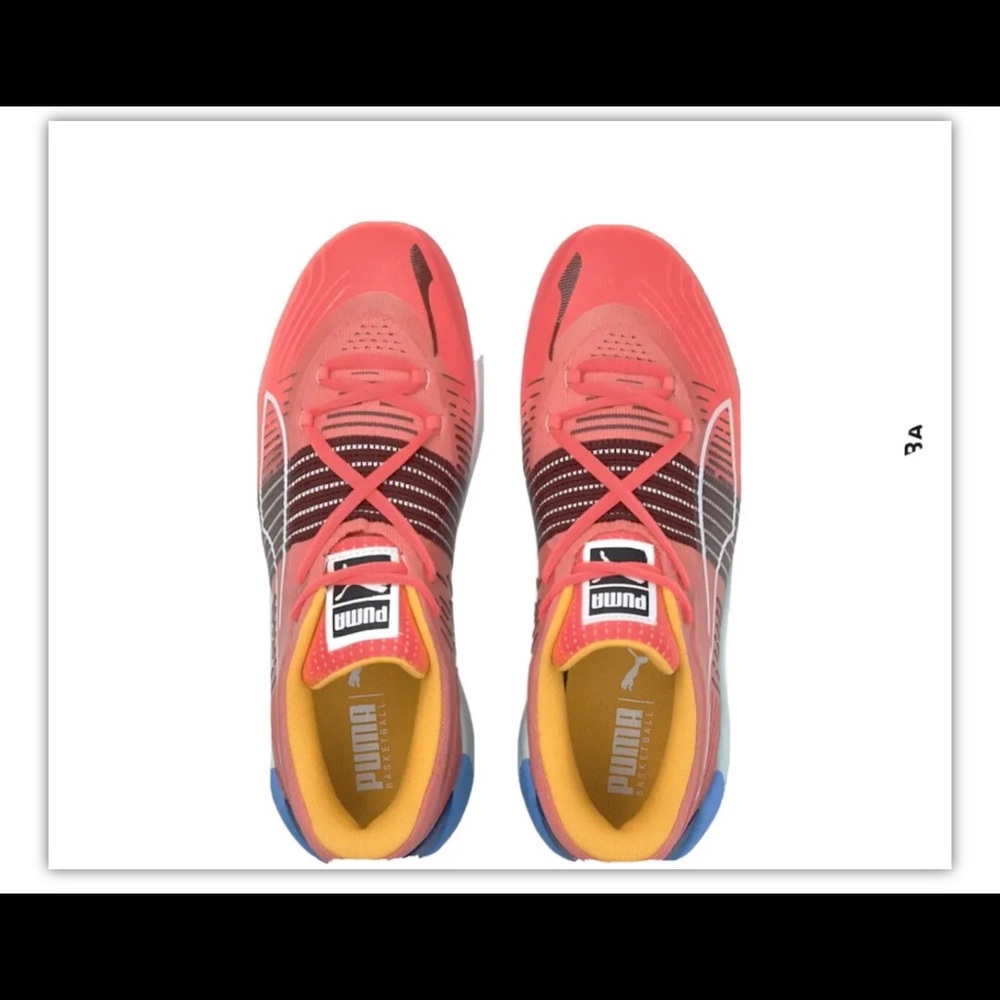 New puma  Fusion nitro sunblaze -bluemazing Men's shoes Size 12.